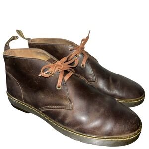 Dr. Martens Cabrillo Desert Boot Mens 10 Dark Brown Leather Chukka AW004 Boots
